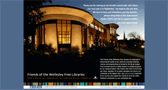 Desktop Screenshot of friendsofwellesleyfreelibraries.org